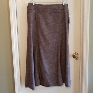 New York Clothing Co. Size 16 brown dress skirt
